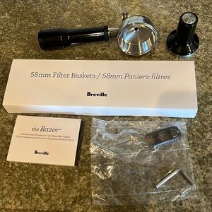 NIB accessories for Breville Dual Boiler espresso machine
